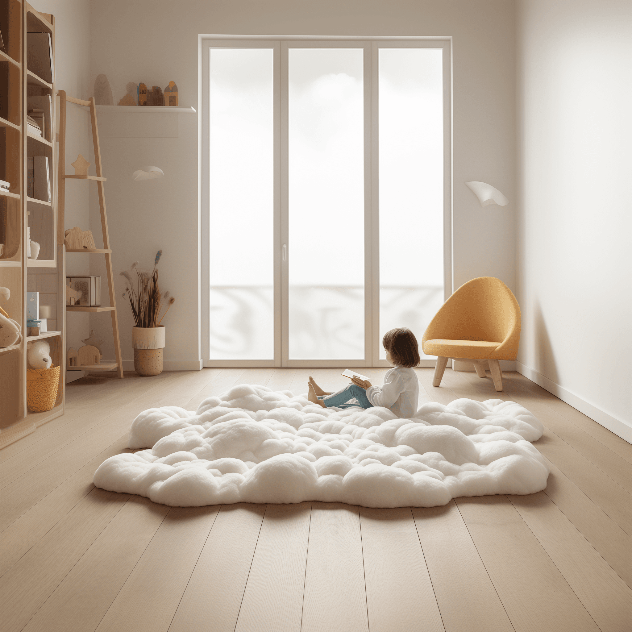 Cloud-foam carpet