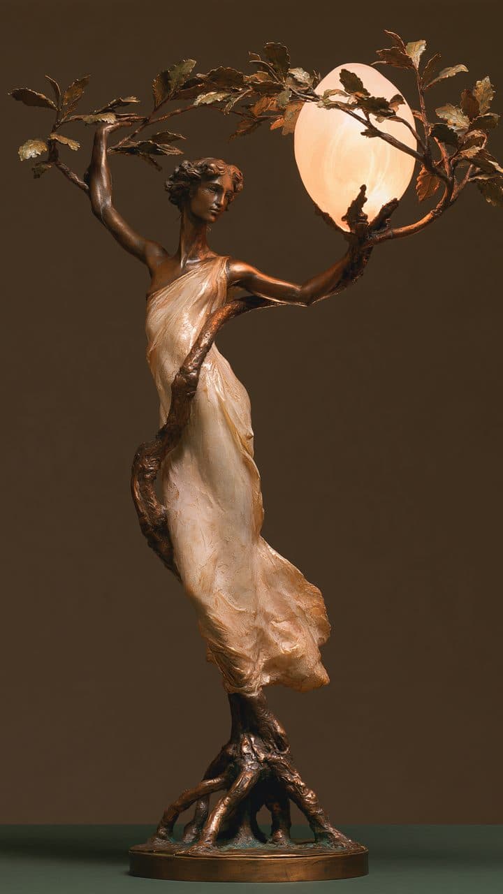 The Daphne Lamp, tall view