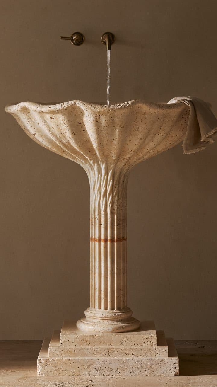 The Fountain Column, tall view